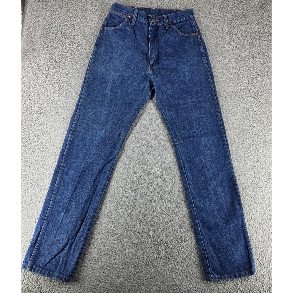 Vintage Wrangler Jeans Womens 11x32 Blue Straight Cowgirl Cut 14MWZ USA 90s